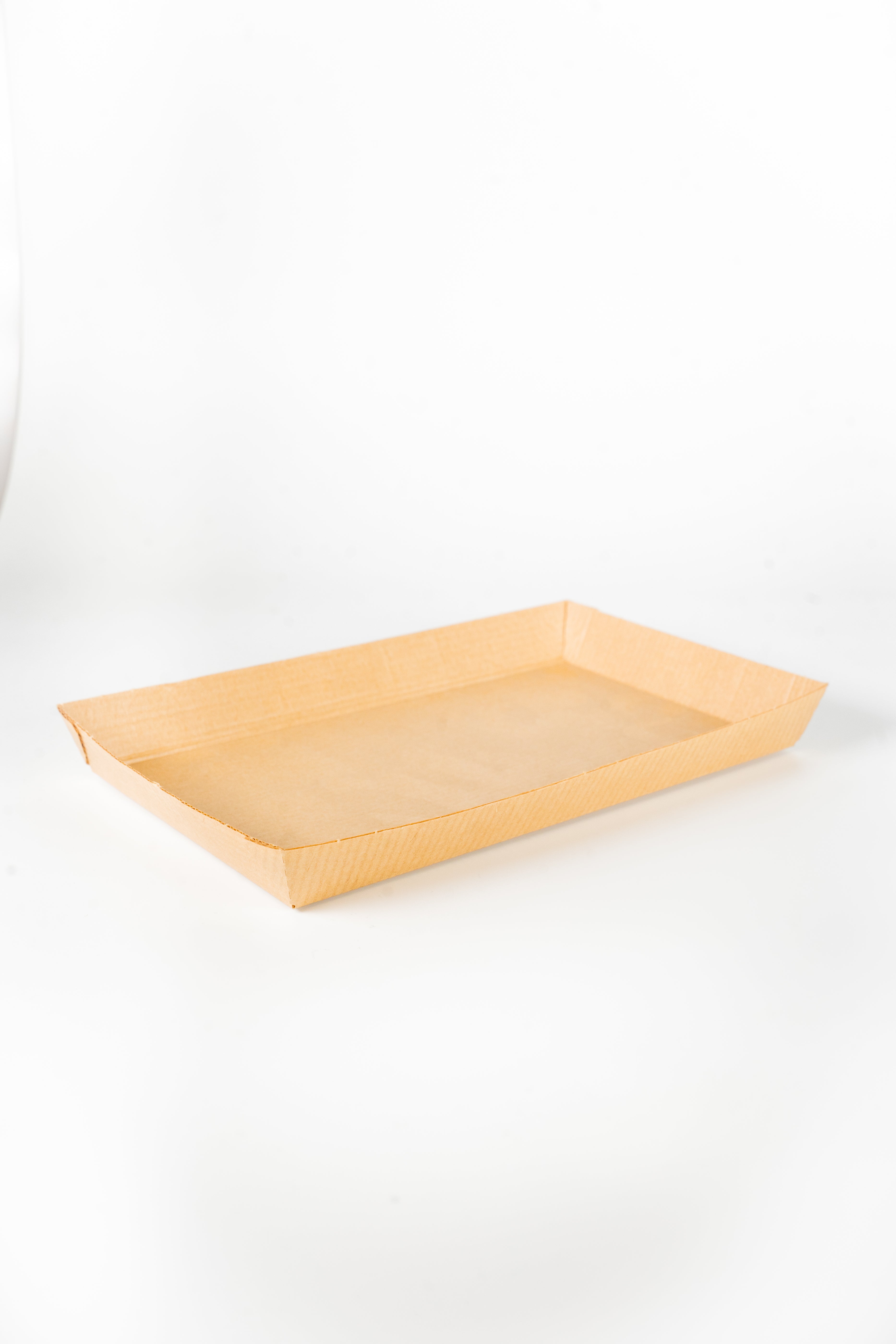 Barquette kraft 4 coins collés 215 x 135 x 25 mm (BCCE215/135/25)