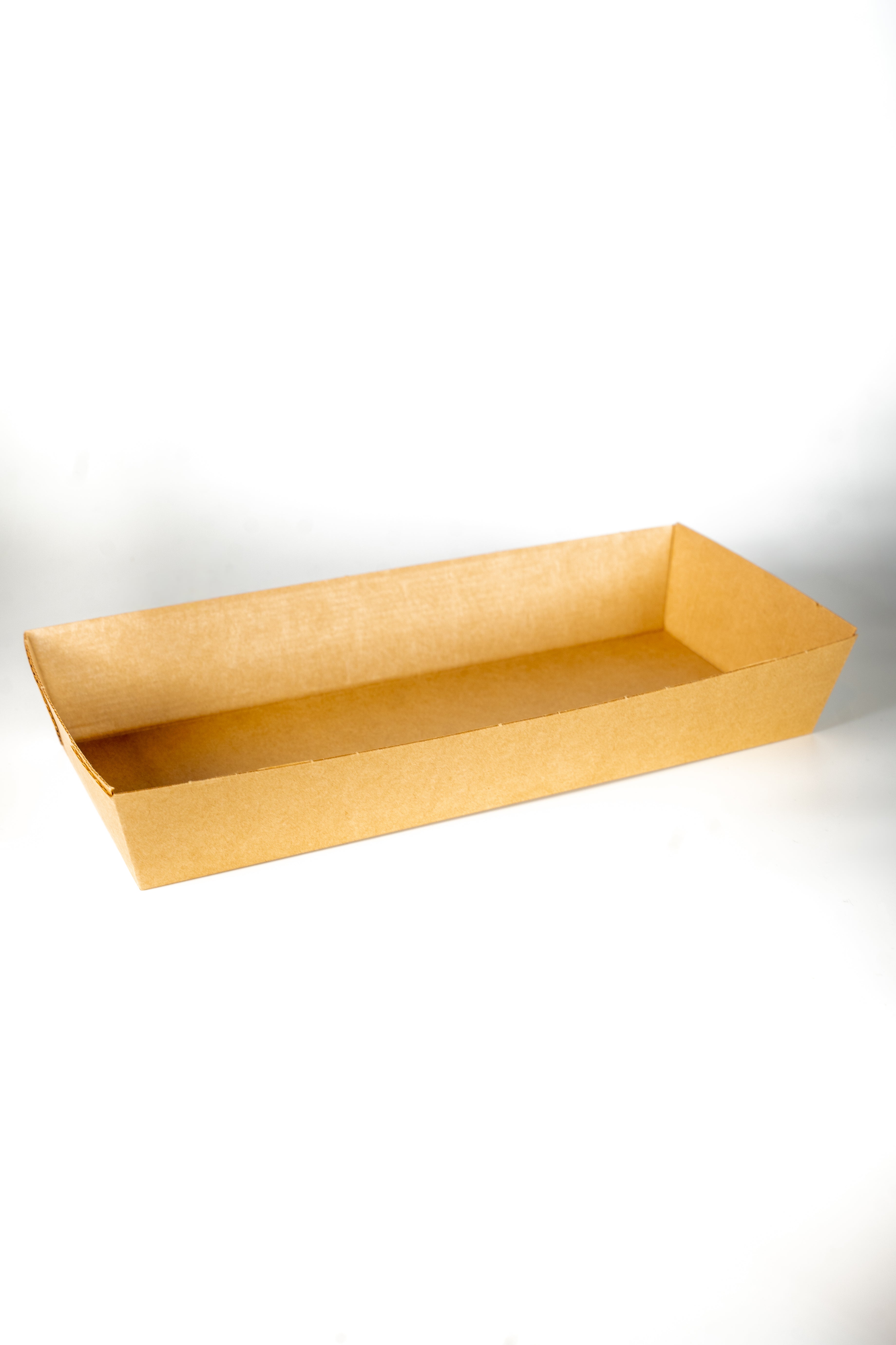 Barquette kraft 4 coins collés 180 x 80 x 30 mm (BCCE180/80/30)