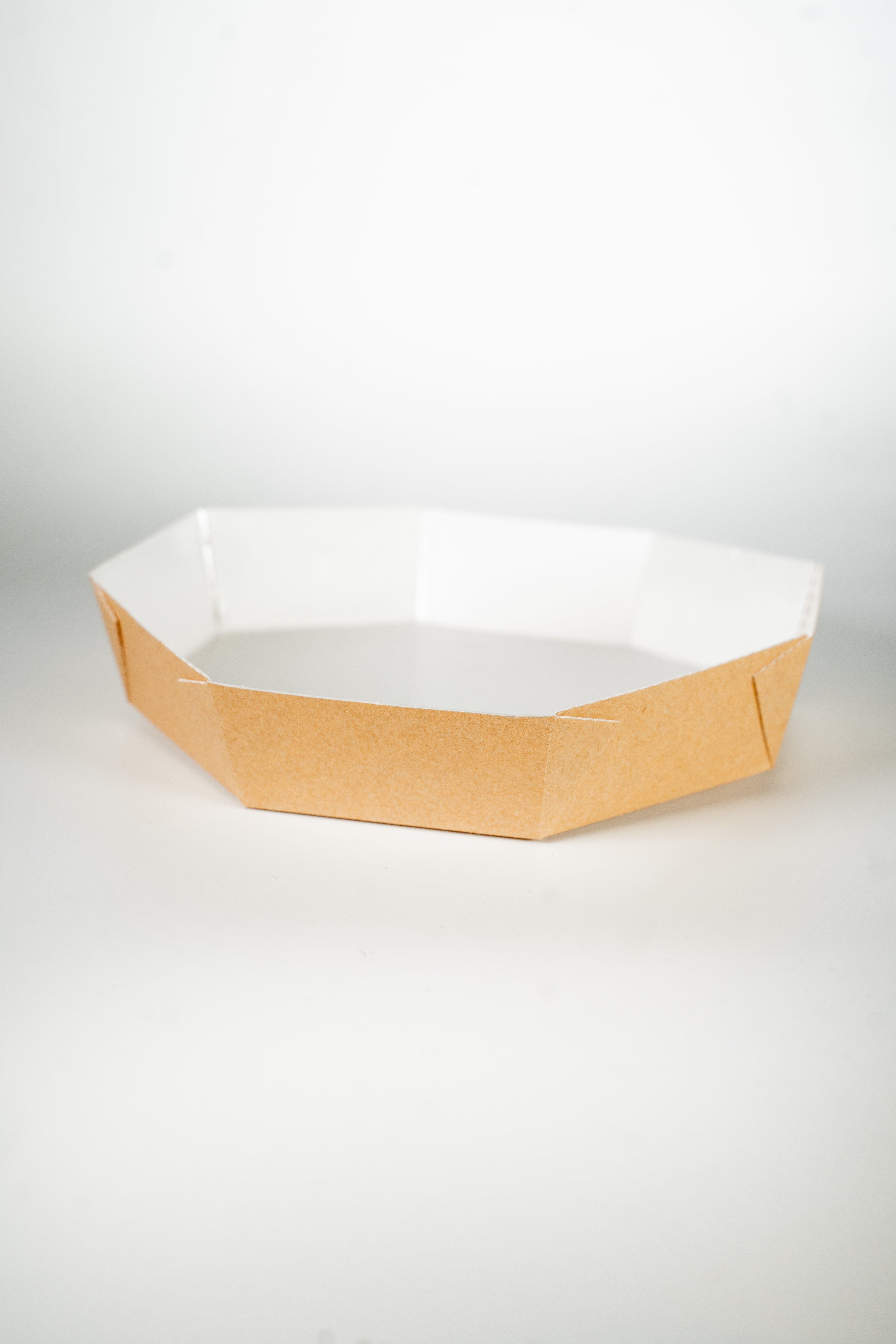Barquette Kraft écru 8cc 160 x 160 x 35 mm (BCCO160/35)