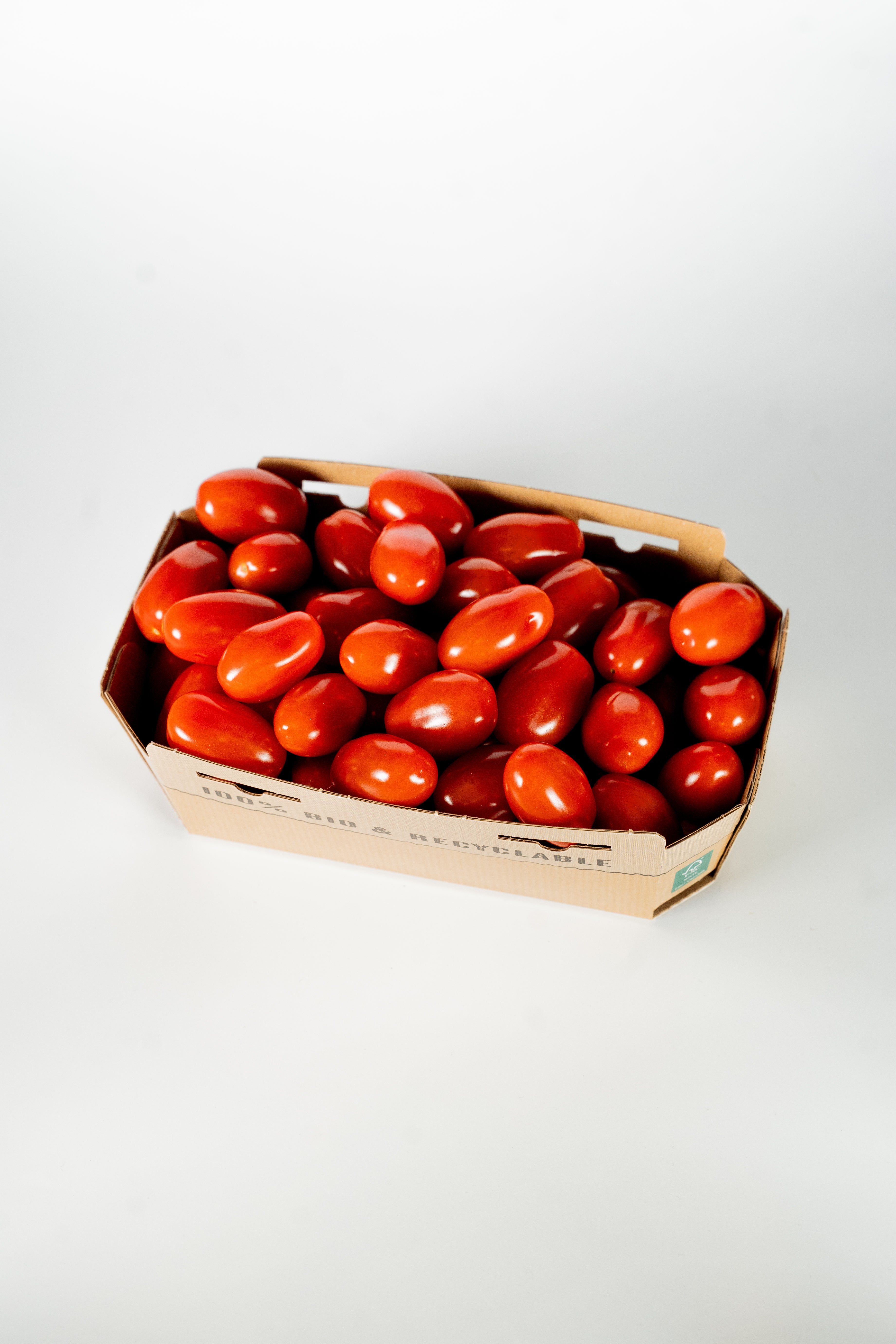 En détails barquette MARCOJEA en carton 100% bio et recyclable.